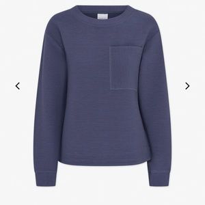 VARLEY HEWITT Top in Color Deepest slate Xs